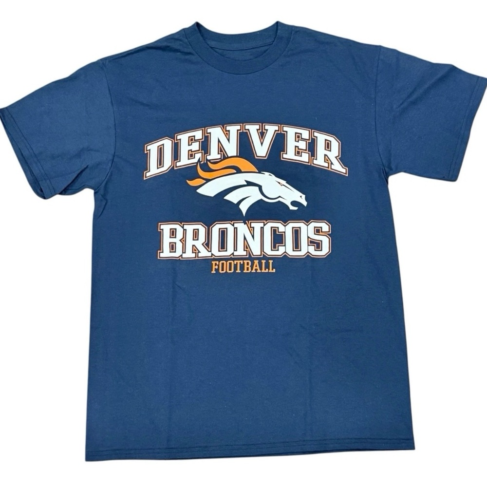 Brand New Men's Team Apparel NFL Denver Broncos Short Sleeve Shirt-L